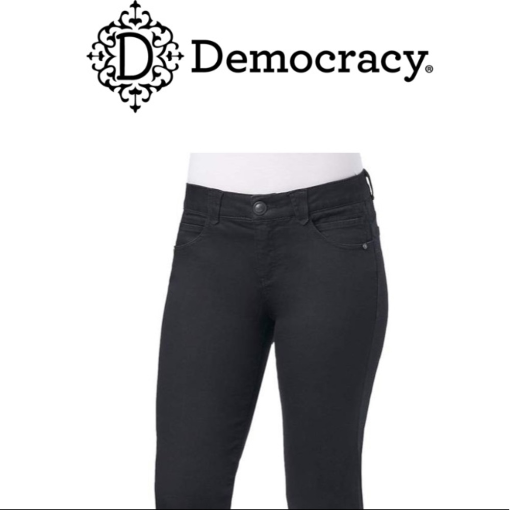 NWOT_Democracy “Ab”solution Black Jeggings